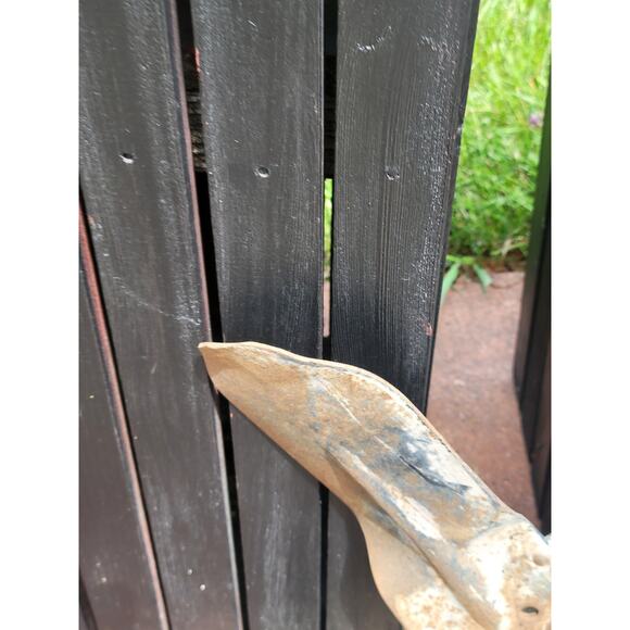 Vintage Old Tractor Fan Blade 17-3/4" Primitive Farmhouse Decor - Picture 4 of 4